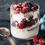 Coconut yogurt parfait