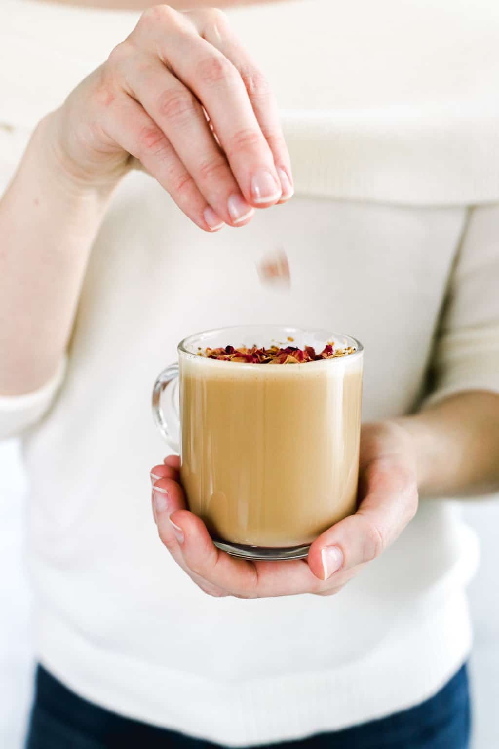 How to make a flower coffee latte