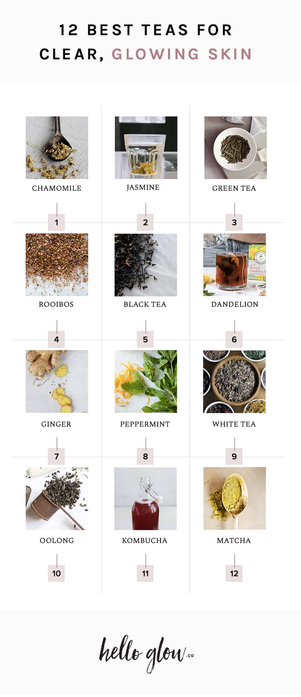 12 best teas for clear, glowing skin - HelloGlow.co