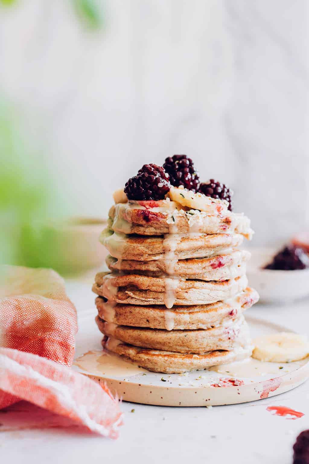 Quick + Easy Protein Pancakes (That You Can Make throughout the Blender!)